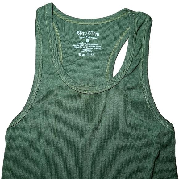 Set Active Army Green Tank - Picture 3 of 4